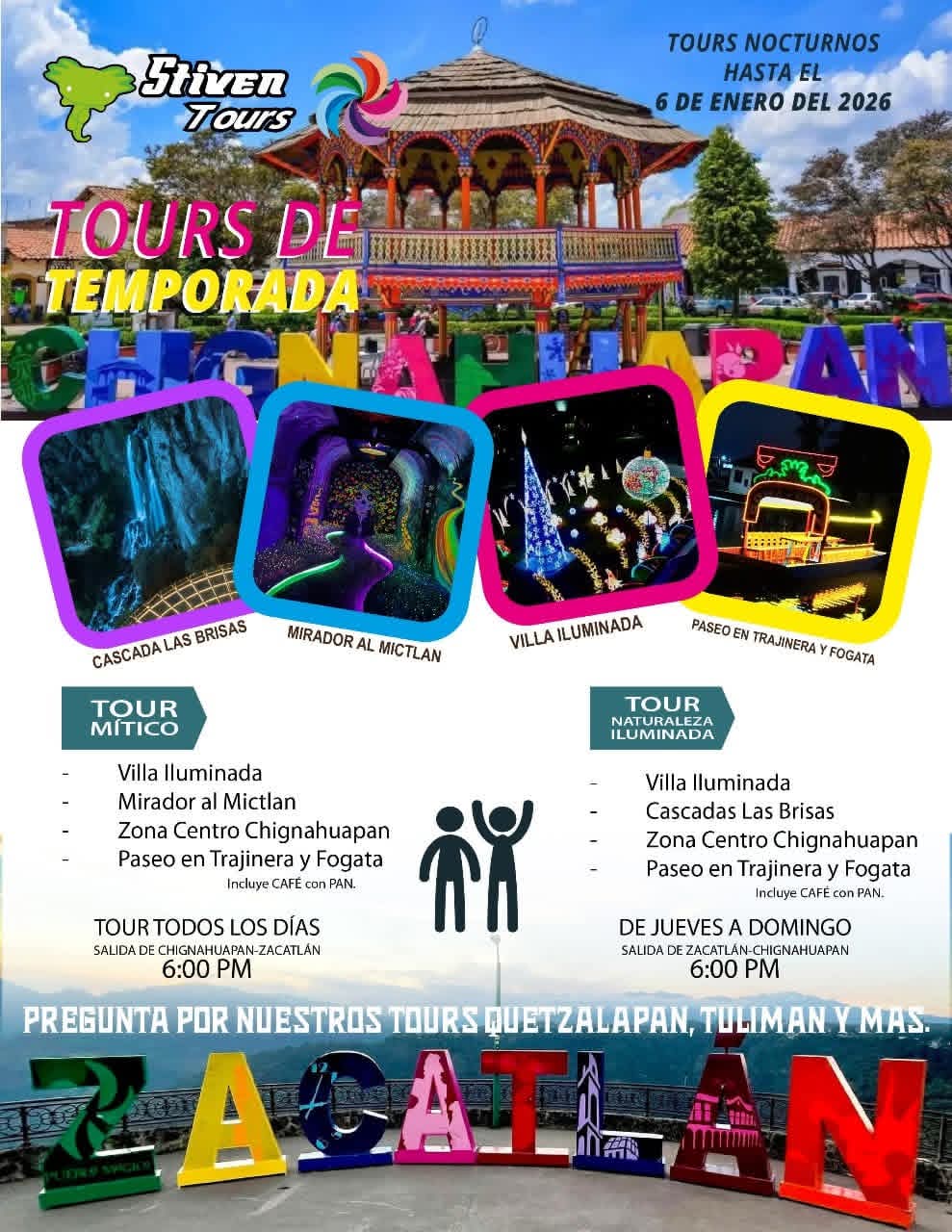 Tours de temporada Chignahuapan