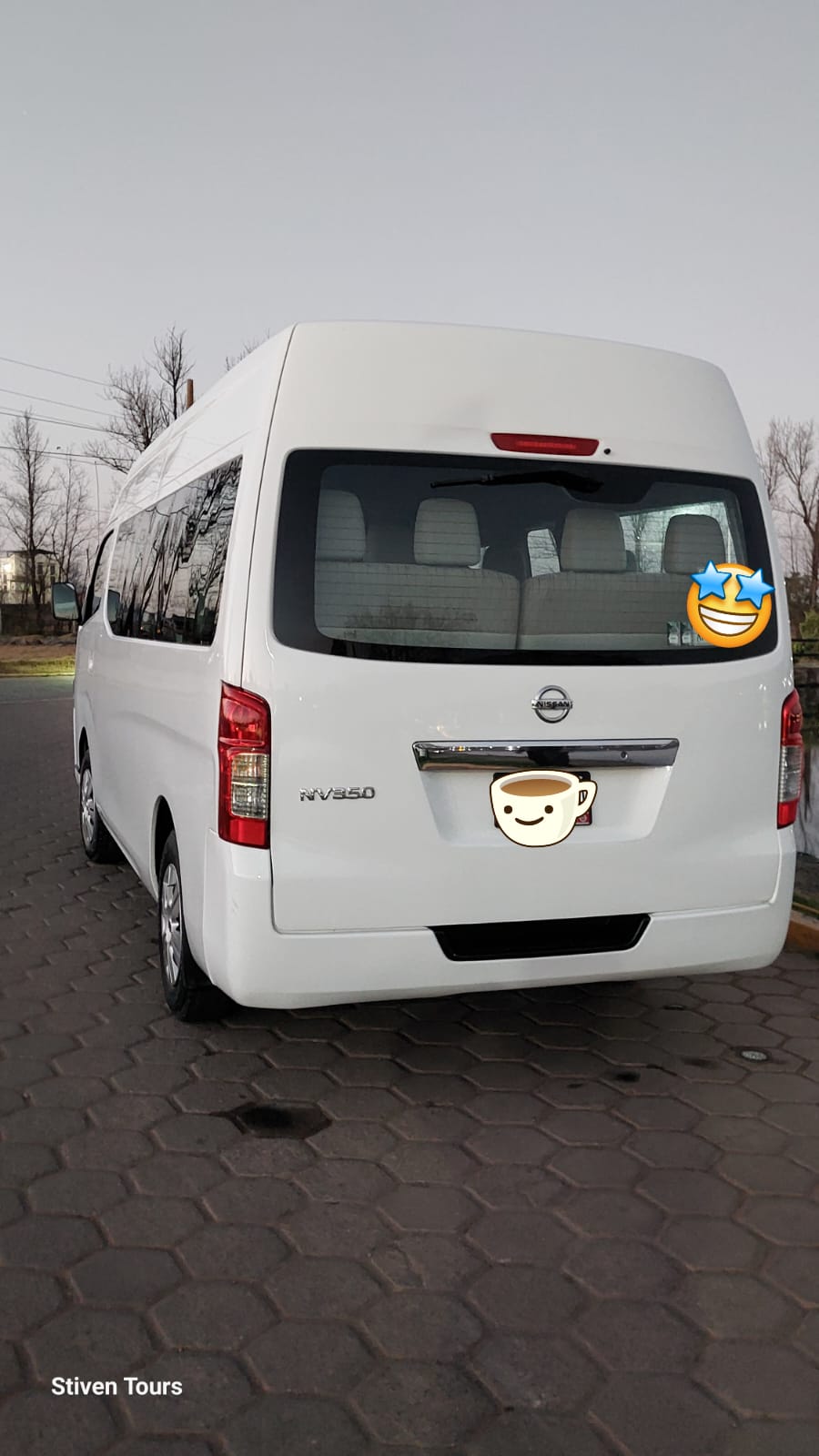 Van Nissan NV350 trasera